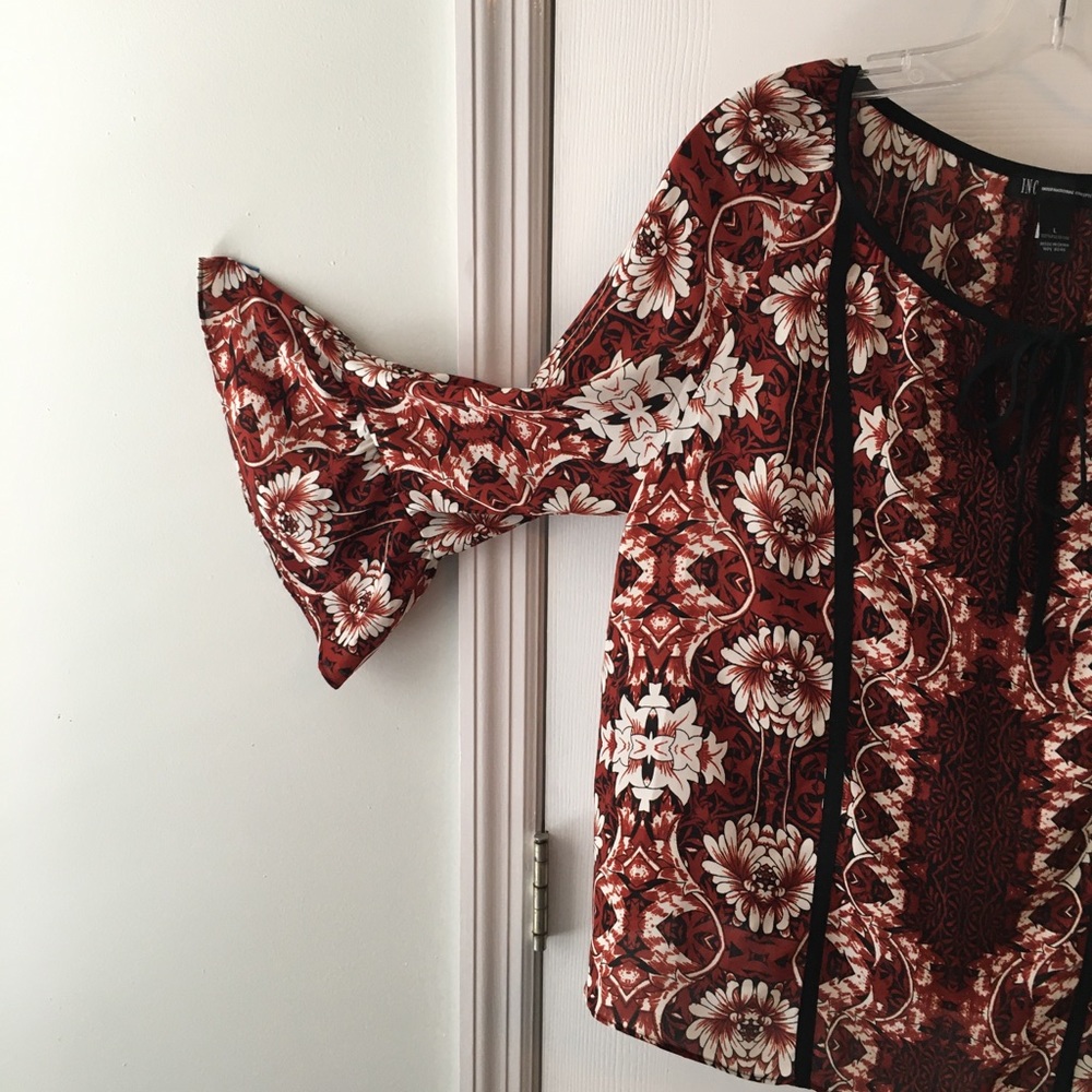 I-N-C International Concepts Bell Sleeve Blouse.